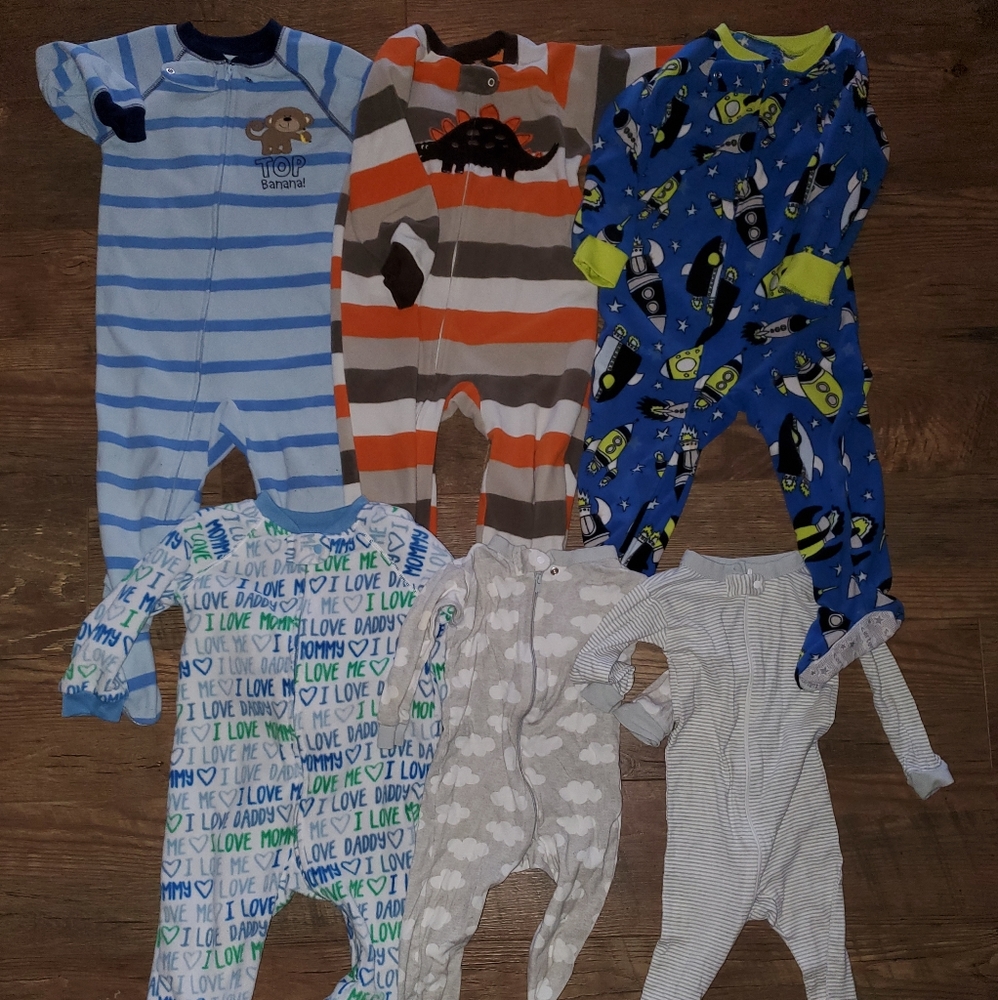 18-24 months zip up pajamas